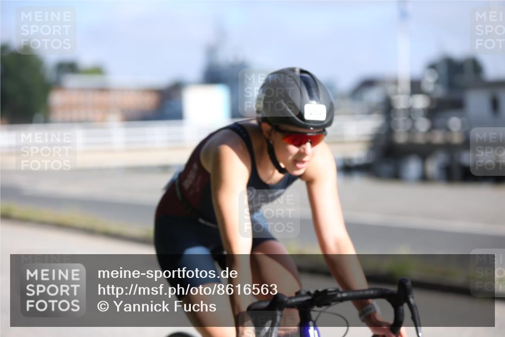 17.08.2025 - KN Förde Triathlon 2025 Yannick Fuchs http://msf.ph/oto/8616563 17.08.2025 09:36:21 Radfahren 177, 252, 121 meine-sportfotos.de