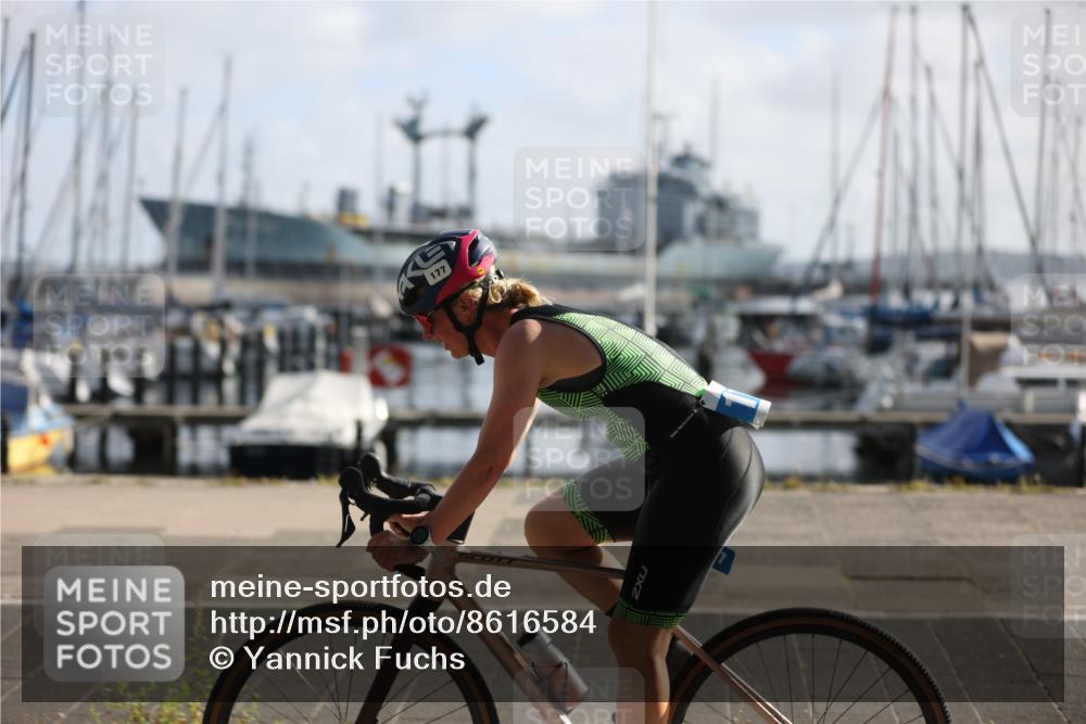 17.08.2025 - KN Förde Triathlon 2025 Yannick Fuchs http://msf.ph/oto/8616584 17.08.2025 09:36:29 Radfahren 166, 177 meine-sportfotos.de