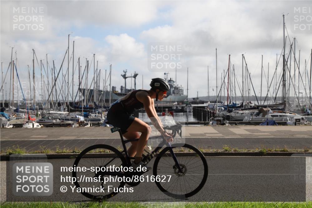17.08.2025 - KN Förde Triathlon 2025 Yannick Fuchs http://msf.ph/oto/8616627 17.08.2025 09:36:19 Radfahren 121, 252 meine-sportfotos.de