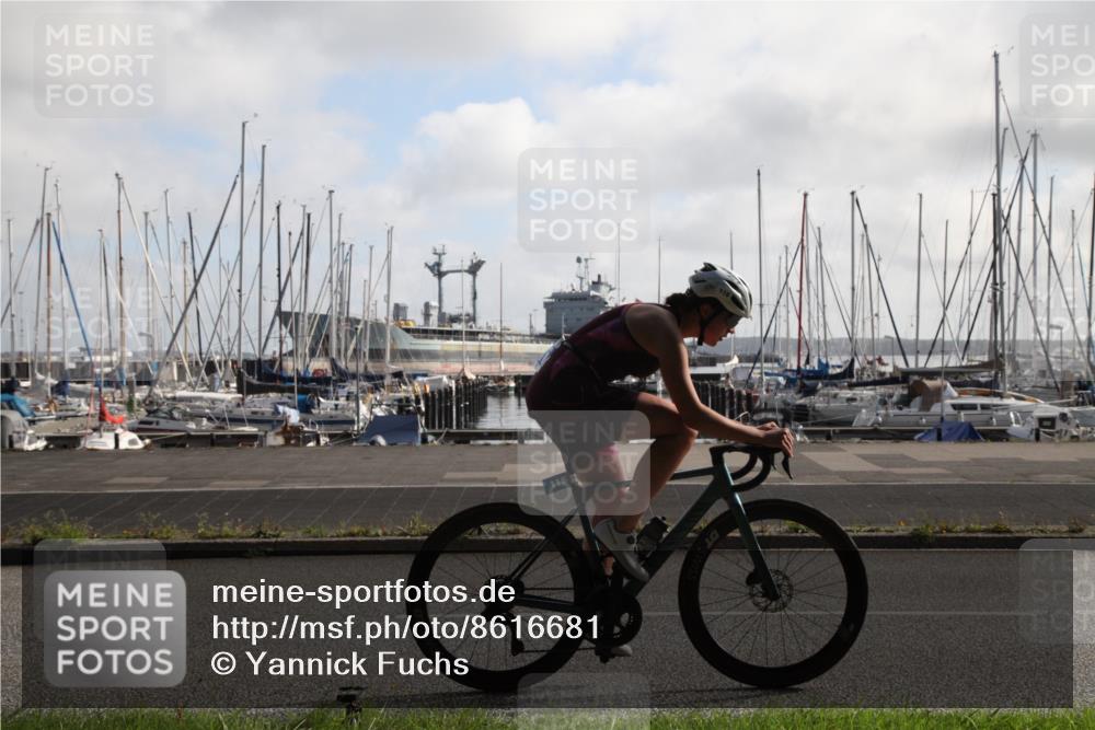17.08.2025 - KN Förde Triathlon 2025 Yannick Fuchs http://msf.ph/oto/8616681 17.08.2025 09:37:27 Radfahren 116 meine-sportfotos.de