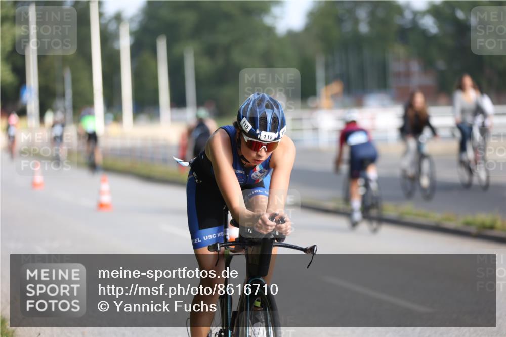 17.08.2025 - KN Förde Triathlon 2025 Yannick Fuchs http://msf.ph/oto/8616710 17.08.2025 09:37:11 Radfahren 115, 164, 137, 173, 185, 187 meine-sportfotos.de
