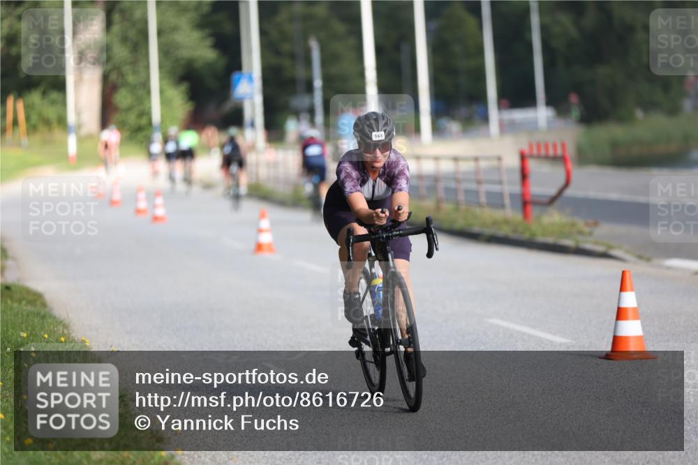 17.08.2025 - KN Förde Triathlon 2025 Yannick Fuchs http://msf.ph/oto/8616726 17.08.2025 09:37:16 Radfahren 164, 115 meine-sportfotos.de