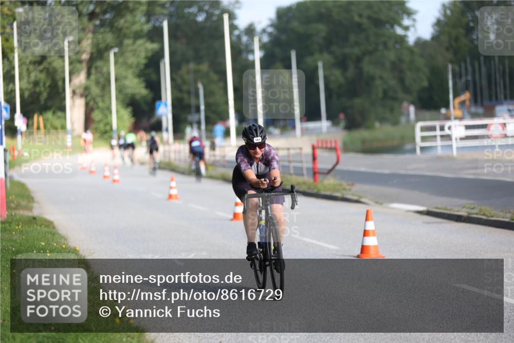 17.08.2025 - KN Förde Triathlon 2025 Yannick Fuchs http://msf.ph/oto/8616729 17.08.2025 09:37:16 Radfahren 164, 115 meine-sportfotos.de