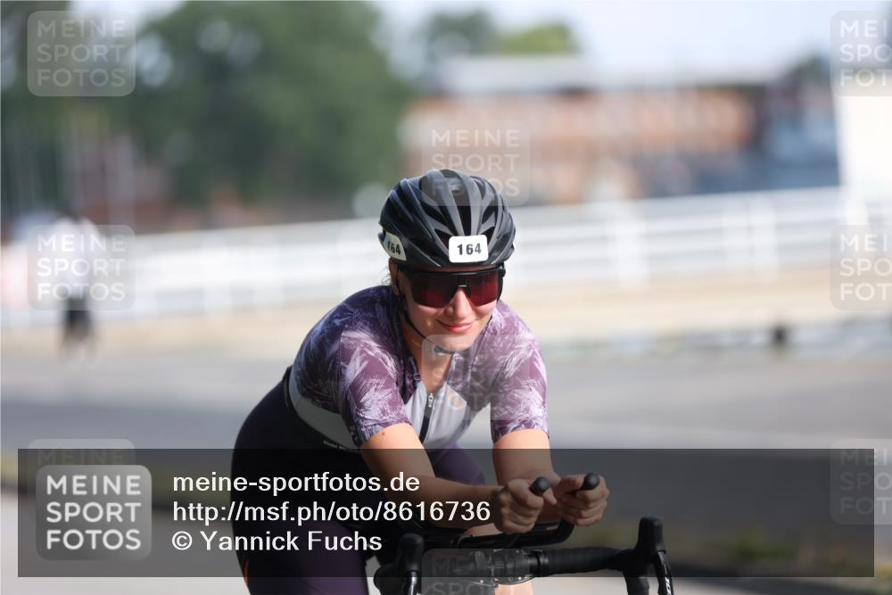 17.08.2025 - KN Förde Triathlon 2025 Yannick Fuchs http://msf.ph/oto/8616736 17.08.2025 09:37:17 Radfahren 164, 115 meine-sportfotos.de