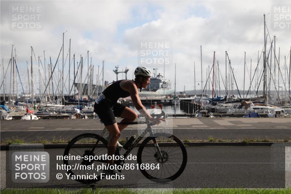 17.08.2025 - KN Förde Triathlon 2025 Yannick Fuchs http://msf.ph/oto/8616864 17.08.2025 09:39:23 Radfahren 106, 175, 189 meine-sportfotos.de
