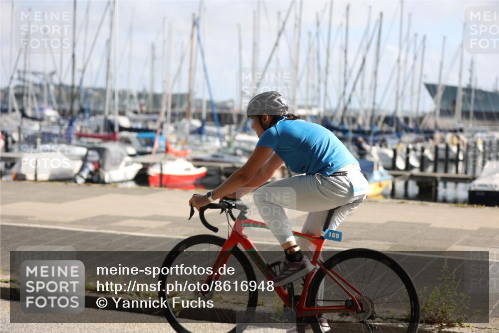 17.08.2025 - KN Förde Triathlon 2025 Yannick Fuchs http://msf.ph/oto/8616948 17.08.2025 09:38:21 Radfahren 169, 254, 177, 254 meine-sportfotos.de