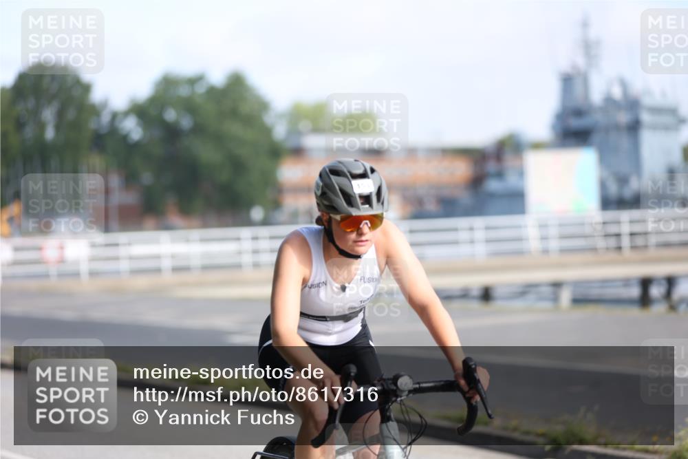 17.08.2025 - KN Förde Triathlon 2025 Yannick Fuchs http://msf.ph/oto/8617316 17.08.2025 09:39:55 Radfahren 136, 153, 160, 183, 186, 192, 220, 245, 250, 103, 149, 192 meine-sportfotos.de