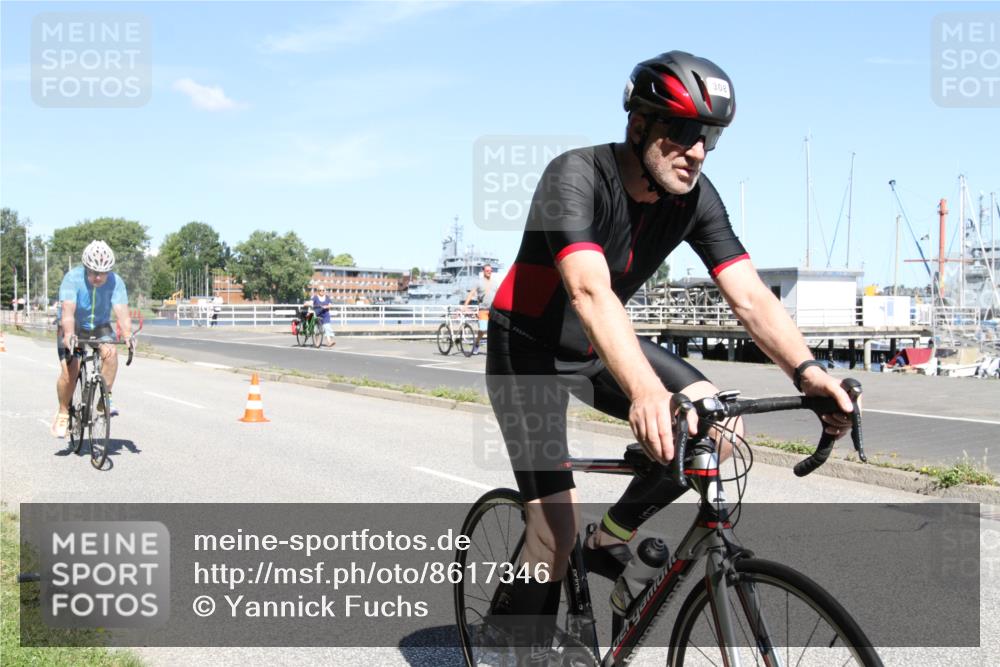 17.08.2025 - KN Förde Triathlon 2025 Yannick Fuchs http://msf.ph/oto/8617346 17.08.2025 11:50:21 Radfahren 308, 384, 606 meine-sportfotos.de
