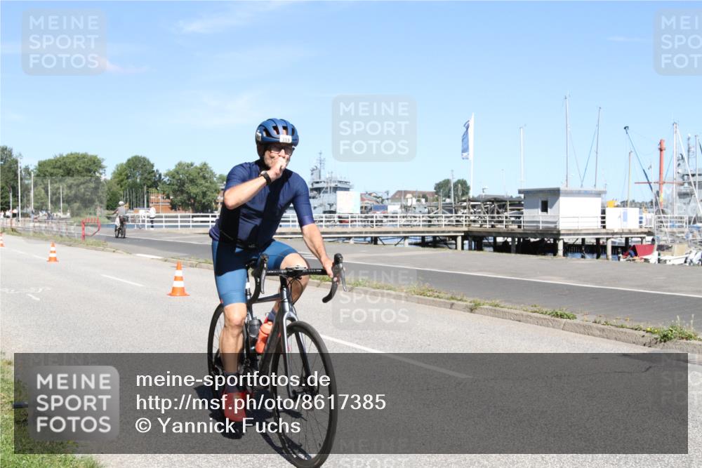 17.08.2025 - KN Förde Triathlon 2025 Yannick Fuchs http://msf.ph/oto/8617385 17.08.2025 11:51:16 Radfahren 346, 359, 628 meine-sportfotos.de