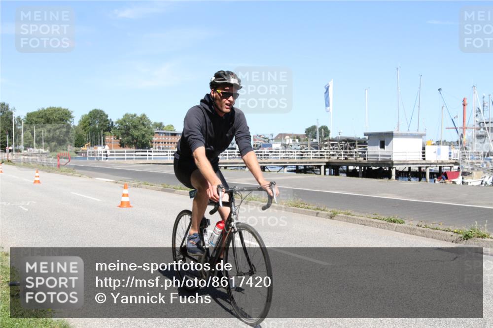 17.08.2025 - KN Förde Triathlon 2025 Yannick Fuchs http://msf.ph/oto/8617420 17.08.2025 11:52:52 Radfahren 337, 631 meine-sportfotos.de