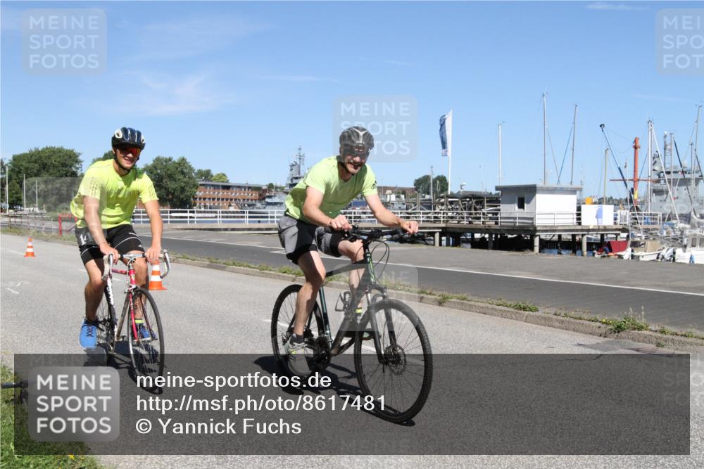 17.08.2025 - KN Förde Triathlon 2025 Yannick Fuchs http://msf.ph/oto/8617481 17.08.2025 11:57:23 Radfahren 375, 385 meine-sportfotos.de