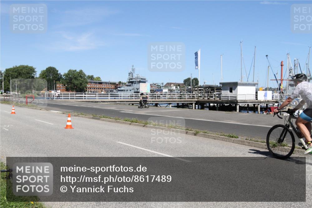 17.08.2025 - KN Förde Triathlon 2025 Yannick Fuchs http://msf.ph/oto/8617489 17.08.2025 11:57:24 Radfahren 375, 385 meine-sportfotos.de
