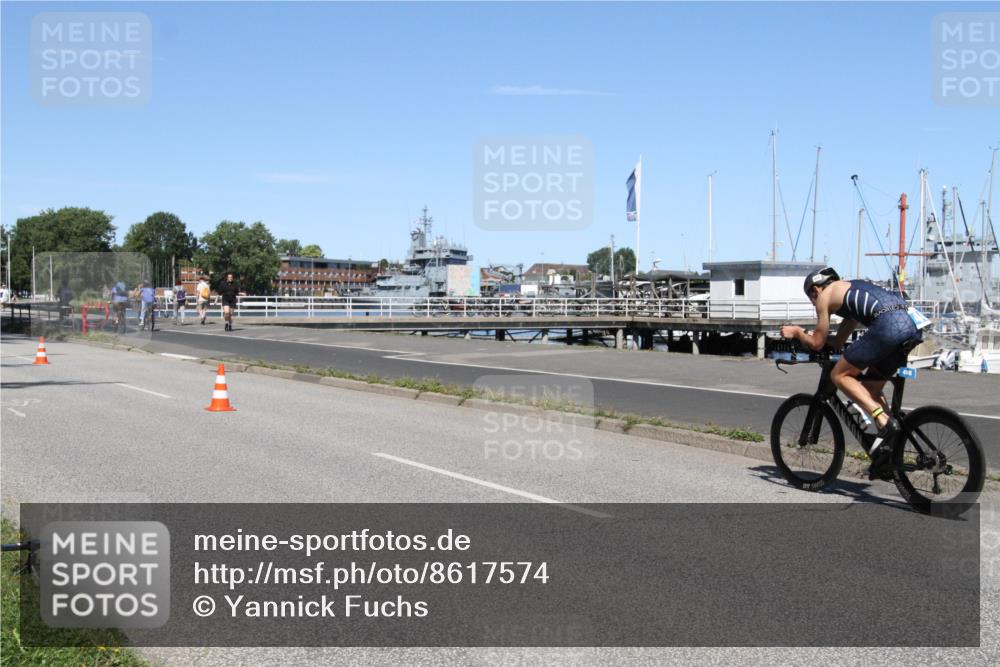 17.08.2025 - KN Förde Triathlon 2025 Yannick Fuchs http://msf.ph/oto/8617574 17.08.2025 12:42:10 Radfahren 408 meine-sportfotos.de
