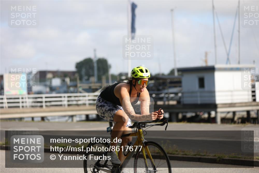 17.08.2025 - KN Förde Triathlon 2025 Yannick Fuchs http://msf.ph/oto/8617677 17.08.2025 09:42:22 Radfahren 107, 147, 162, 245, 174 meine-sportfotos.de