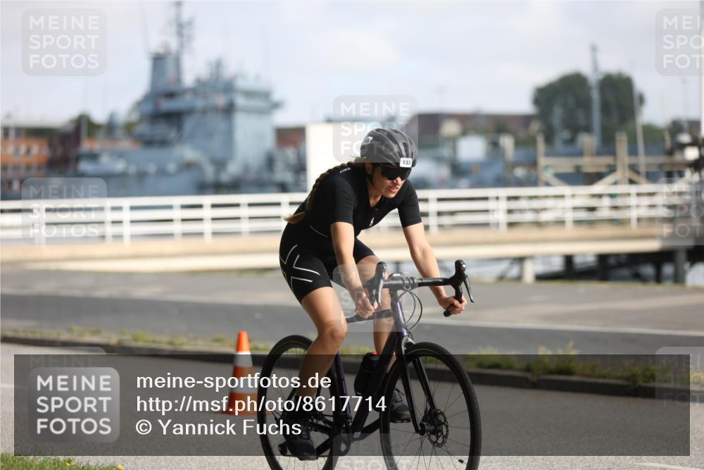 17.08.2025 - KN Förde Triathlon 2025 Yannick Fuchs http://msf.ph/oto/8617714 17.08.2025 09:42:44 Radfahren 133, 195, 201, 212, 221, 230, 184, 201, 234 meine-sportfotos.de
