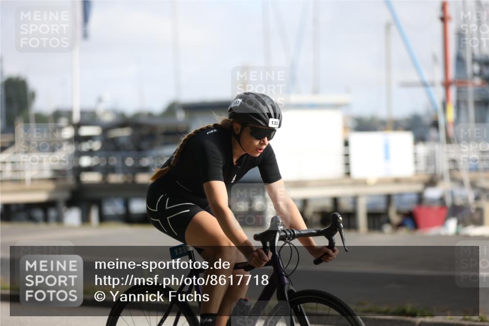17.08.2025 - KN Förde Triathlon 2025 Yannick Fuchs http://msf.ph/oto/8617718 17.08.2025 09:42:44 Radfahren 133, 195, 201, 212, 221, 230, 184, 201, 234 meine-sportfotos.de