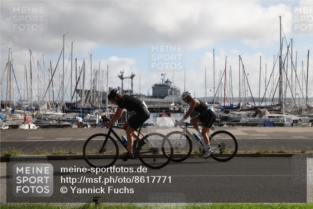 17.08.2025 - KN Förde Triathlon 2025 Yannick Fuchs http://msf.ph/oto/8617771 17.08.2025 09:48:37 Radfahren 106, 141, 159, 194 meine-sportfotos.de