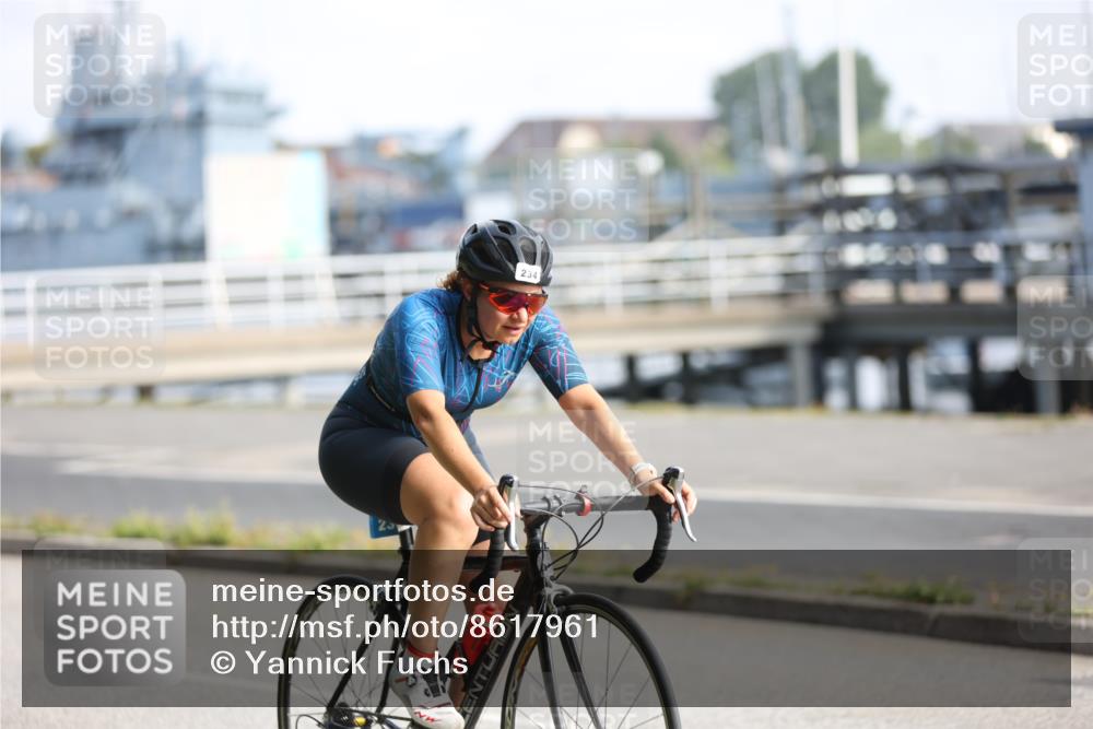 17.08.2025 - KN Förde Triathlon 2025 Yannick Fuchs http://msf.ph/oto/8617961 17.08.2025 09:44:24 Radfahren 102, 120, 168, 234, 246, 219 meine-sportfotos.de