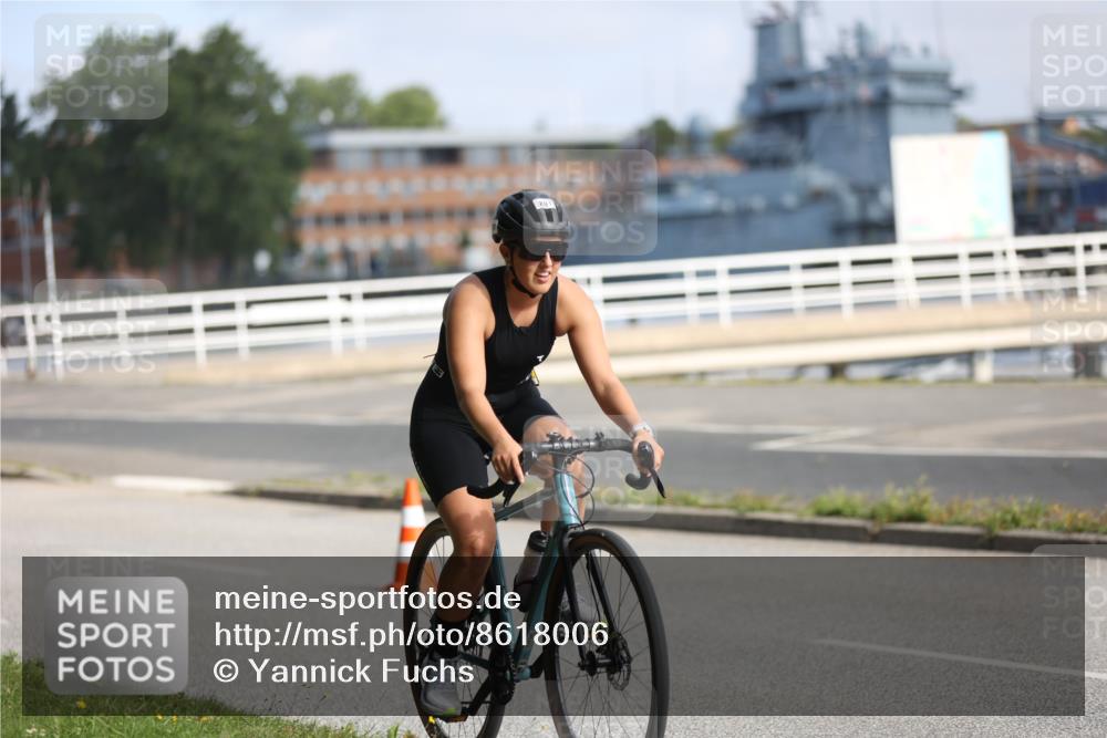 17.08.2025 - KN Förde Triathlon 2025 Yannick Fuchs http://msf.ph/oto/8618006 17.08.2025 09:44:47 Radfahren 101, 105, 150, 195, 200, 201, 230, 252, 212 meine-sportfotos.de