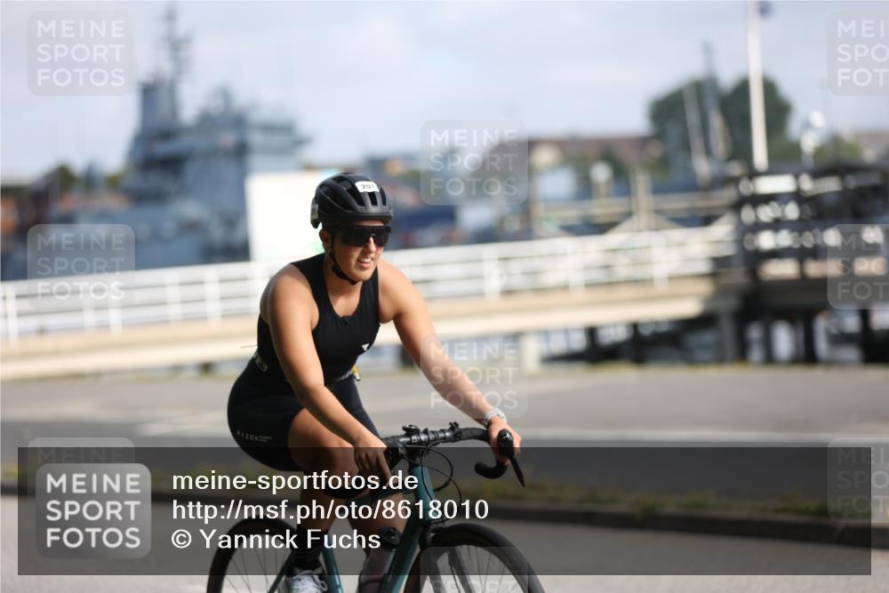 17.08.2025 - KN Förde Triathlon 2025 Yannick Fuchs http://msf.ph/oto/8618010 17.08.2025 09:44:48 Radfahren 101, 105, 150, 195, 200, 201, 230, 252, 253, 212, 252 meine-sportfotos.de