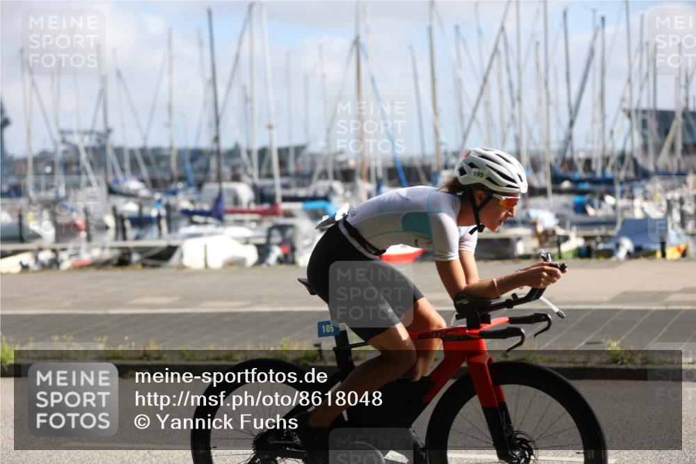 17.08.2025 - KN Förde Triathlon 2025 Yannick Fuchs http://msf.ph/oto/8618048 17.08.2025 09:44:56 Radfahren 101, 105, 253, 150, 195, 200, 201, 230 meine-sportfotos.de