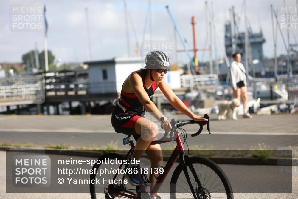 17.08.2025 - KN Förde Triathlon 2025 Yannick Fuchs http://msf.ph/oto/8618139 17.08.2025 09:45:34 Radfahren 130, 138, 142, 146, 237, 128, 130, 135, 190, 197, 235 meine-sportfotos.de