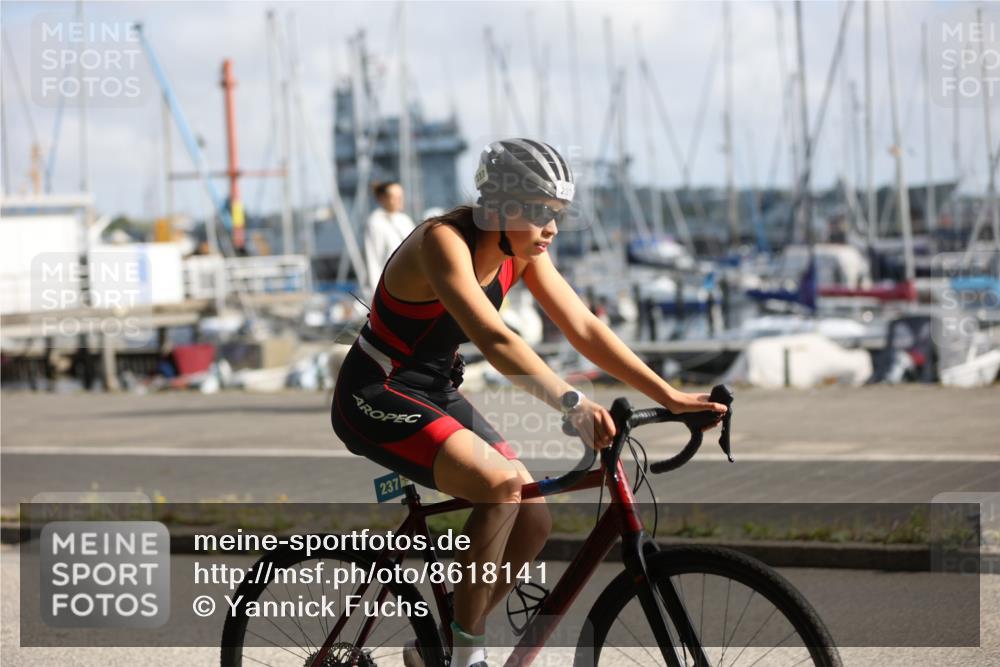 17.08.2025 - KN Förde Triathlon 2025 Yannick Fuchs http://msf.ph/oto/8618141 17.08.2025 09:45:34 Radfahren 130, 138, 142, 146, 237, 128, 130, 135, 190, 197, 235 meine-sportfotos.de