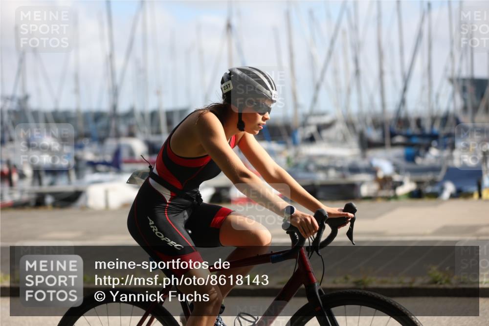 17.08.2025 - KN Förde Triathlon 2025 Yannick Fuchs http://msf.ph/oto/8618143 17.08.2025 09:45:34 Radfahren 130, 138, 142, 146, 237, 128, 130, 135, 190, 197, 235 meine-sportfotos.de