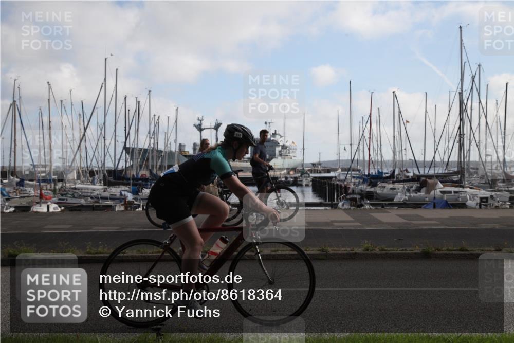 17.08.2025 - KN Förde Triathlon 2025 Yannick Fuchs http://msf.ph/oto/8618364 17.08.2025 09:56:39 Radfahren 130, 138, 151, 205 meine-sportfotos.de