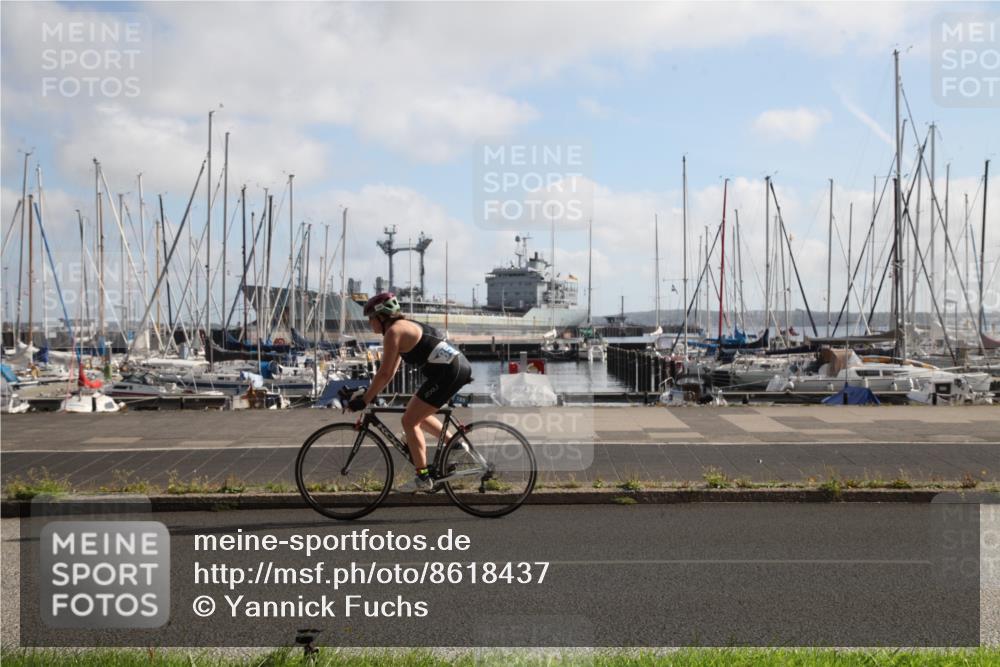 17.08.2025 - KN Förde Triathlon 2025 Yannick Fuchs http://msf.ph/oto/8618437 17.08.2025 09:58:32 Radfahren 173, 177, 185 meine-sportfotos.de
