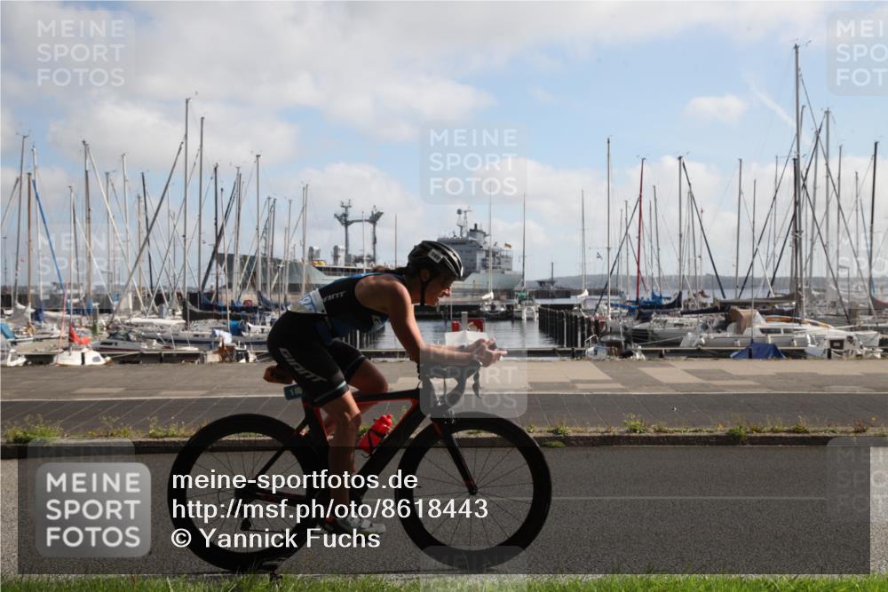 17.08.2025 - KN Förde Triathlon 2025 Yannick Fuchs http://msf.ph/oto/8618443 17.08.2025 09:58:45 Radfahren 180, 200, 228, 238 meine-sportfotos.de