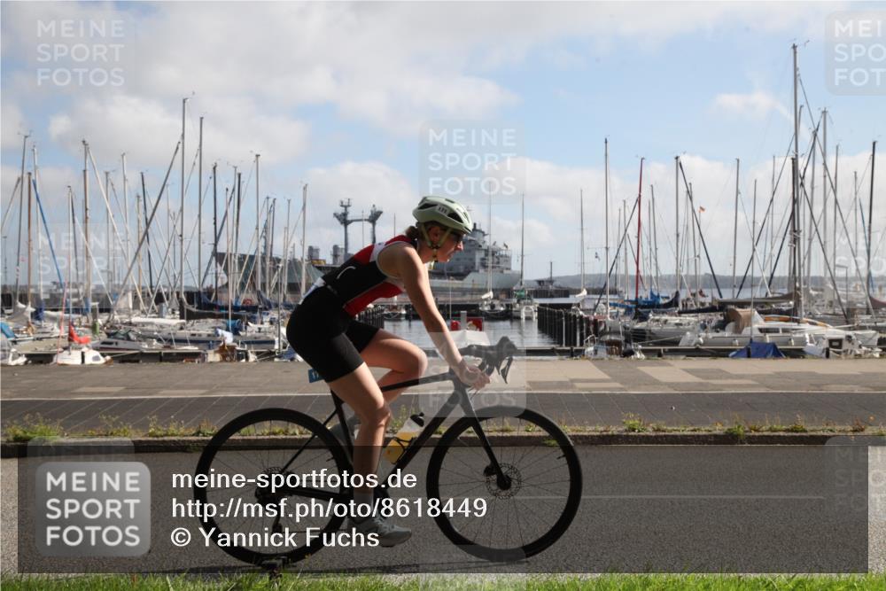 17.08.2025 - KN Förde Triathlon 2025 Yannick Fuchs http://msf.ph/oto/8618449 17.08.2025 09:59:05 Radfahren 164, 171 meine-sportfotos.de