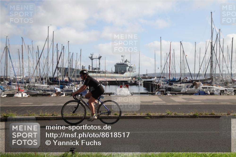 17.08.2025 - KN Förde Triathlon 2025 Yannick Fuchs http://msf.ph/oto/8618517 17.08.2025 10:00:45 Radfahren 142 meine-sportfotos.de