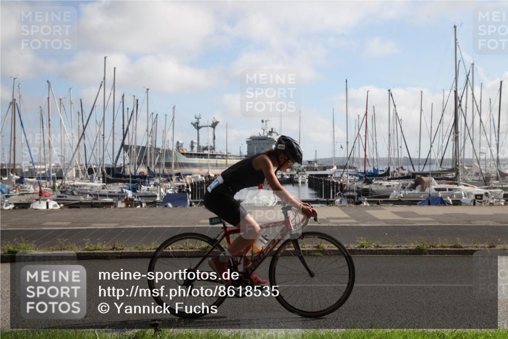 17.08.2025 - KN Förde Triathlon 2025 Yannick Fuchs http://msf.ph/oto/8618535 17.08.2025 10:01:23 Radfahren 158, 204 meine-sportfotos.de