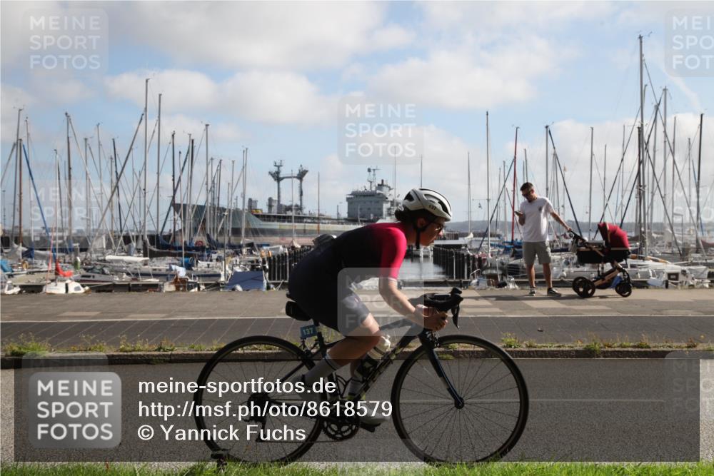 17.08.2025 - KN Förde Triathlon 2025 Yannick Fuchs http://msf.ph/oto/8618579 17.08.2025 10:02:49 Radfahren 137 meine-sportfotos.de