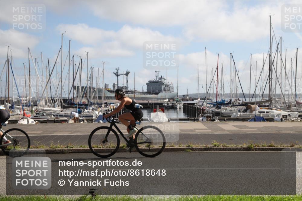17.08.2025 - KN Förde Triathlon 2025 Yannick Fuchs http://msf.ph/oto/8618648 17.08.2025 10:04:33 Radfahren 182, 184, 188 meine-sportfotos.de