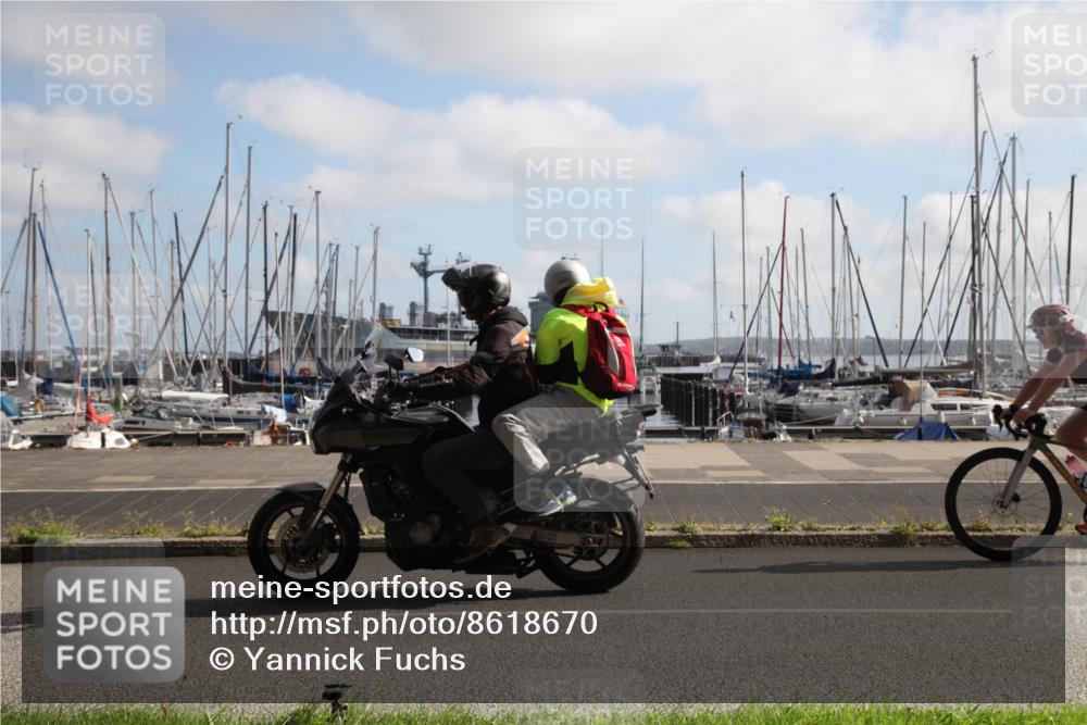 17.08.2025 - KN Förde Triathlon 2025 Yannick Fuchs http://msf.ph/oto/8618670 17.08.2025 10:05:03 Radfahren 155, 175, 208, 216 meine-sportfotos.de