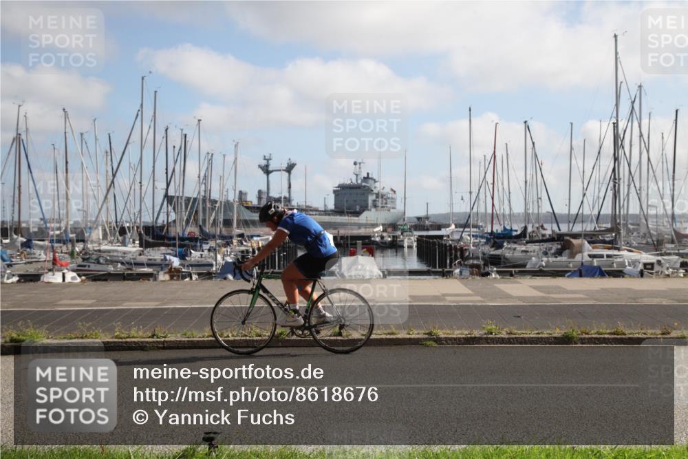 17.08.2025 - KN Förde Triathlon 2025 Yannick Fuchs http://msf.ph/oto/8618676 17.08.2025 10:05:11 Radfahren 163, 186 meine-sportfotos.de