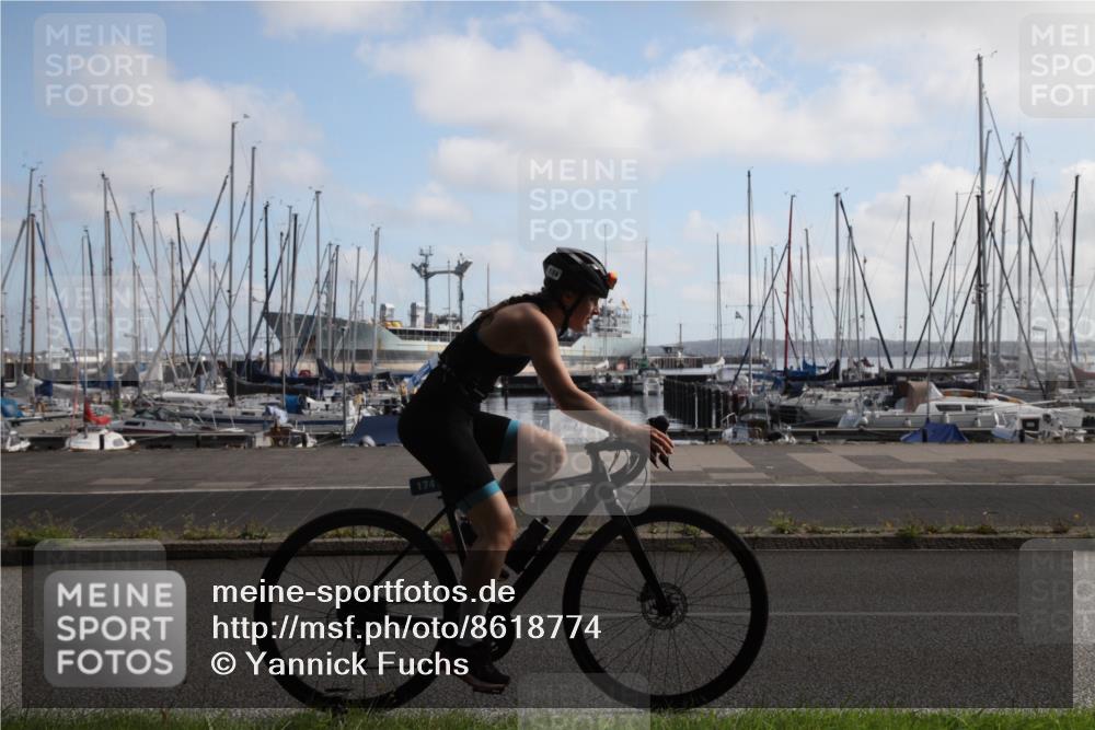 17.08.2025 - KN Förde Triathlon 2025 Yannick Fuchs http://msf.ph/oto/8618774 17.08.2025 10:08:04 Radfahren 174 meine-sportfotos.de