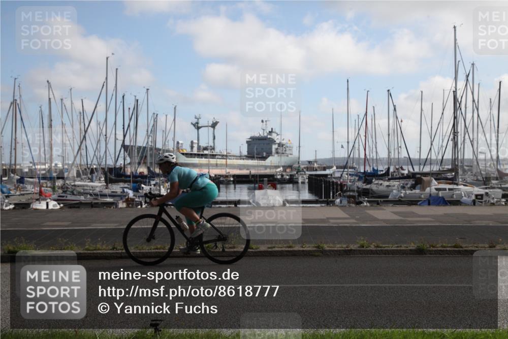 17.08.2025 - KN Förde Triathlon 2025 Yannick Fuchs http://msf.ph/oto/8618777 17.08.2025 10:08:10 Radfahren 174, 219, 244 meine-sportfotos.de