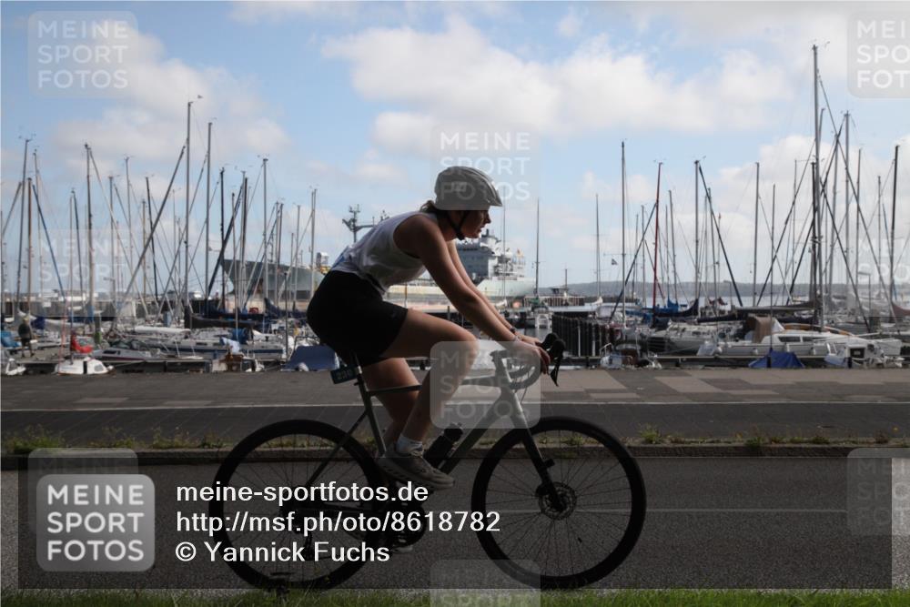 17.08.2025 - KN Förde Triathlon 2025 Yannick Fuchs http://msf.ph/oto/8618782 17.08.2025 10:08:22 Radfahren 167, 230 meine-sportfotos.de