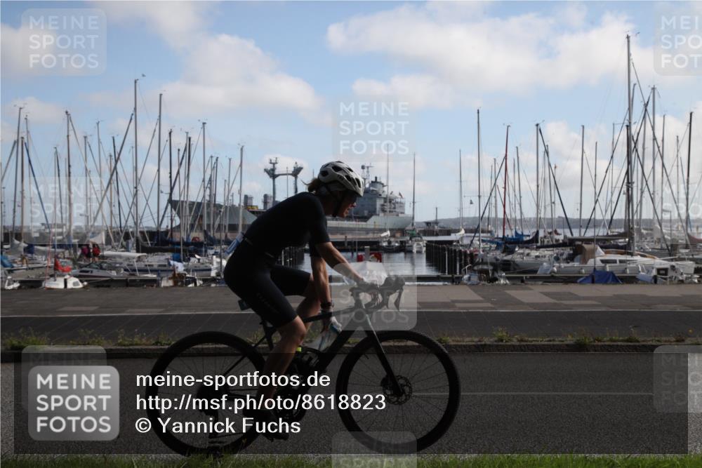 17.08.2025 - KN Förde Triathlon 2025 Yannick Fuchs http://msf.ph/oto/8618823 17.08.2025 10:10:38 Radfahren 118, 190, 246 meine-sportfotos.de