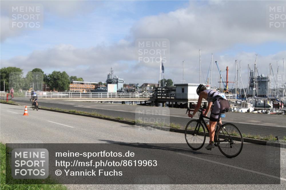 17.08.2025 - KN Förde Triathlon 2025 Yannick Fuchs http://msf.ph/oto/8619963 17.08.2025 09:17:30 Radfahren 101, 108, 113 meine-sportfotos.de