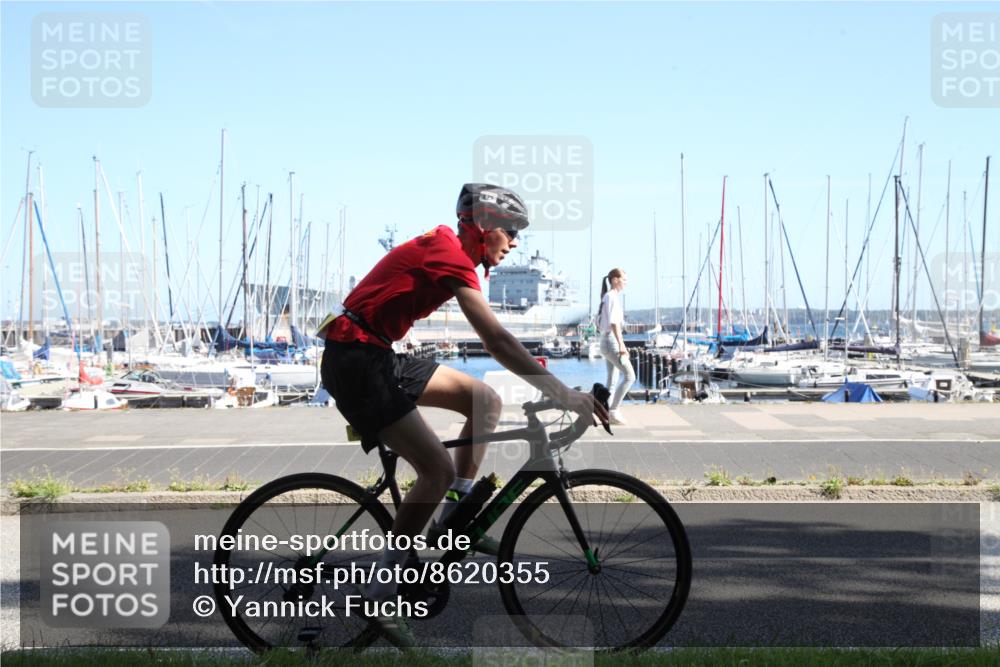 17.08.2025 - KN Förde Triathlon 2025 Yannick Fuchs http://msf.ph/oto/8620355 17.08.2025 11:38:19 Radfahren 621, 623 meine-sportfotos.de