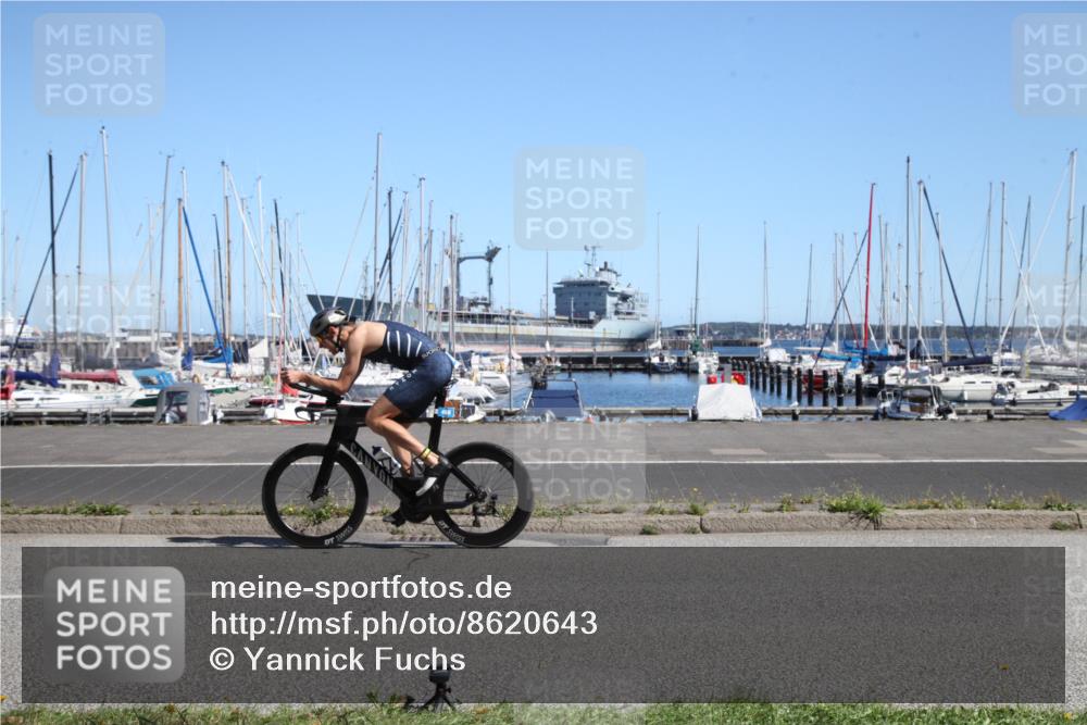 17.08.2025 - KN Förde Triathlon 2025 Yannick Fuchs http://msf.ph/oto/8620643 17.08.2025 12:42:10 Radfahren 408 meine-sportfotos.de