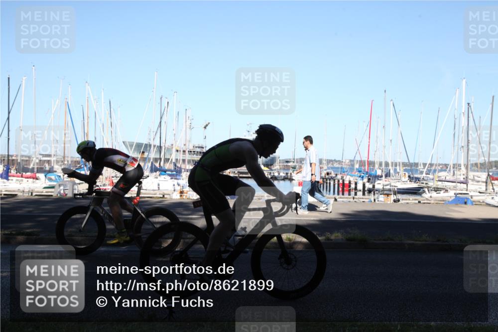 17.08.2025 - KN Förde Triathlon 2025 Yannick Fuchs http://msf.ph/oto/8621899 17.08.2025 15:45:26 Radfahren 7, 14 meine-sportfotos.de