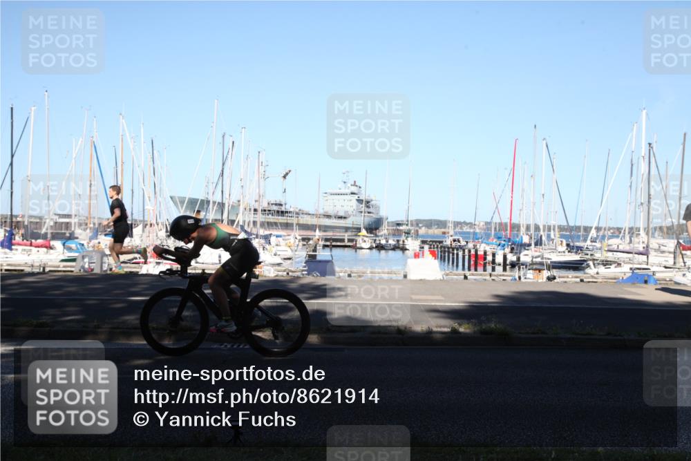 17.08.2025 - KN Förde Triathlon 2025 Yannick Fuchs http://msf.ph/oto/8621914 17.08.2025 15:49:35 Radfahren 5, 33 meine-sportfotos.de