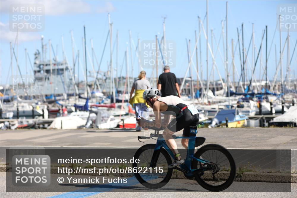17.08.2025 - KN Förde Triathlon 2025 Yannick Fuchs http://msf.ph/oto/8622115 17.08.2025 11:05:14 Radfahren 282, 296, 307, 282, 284 meine-sportfotos.de