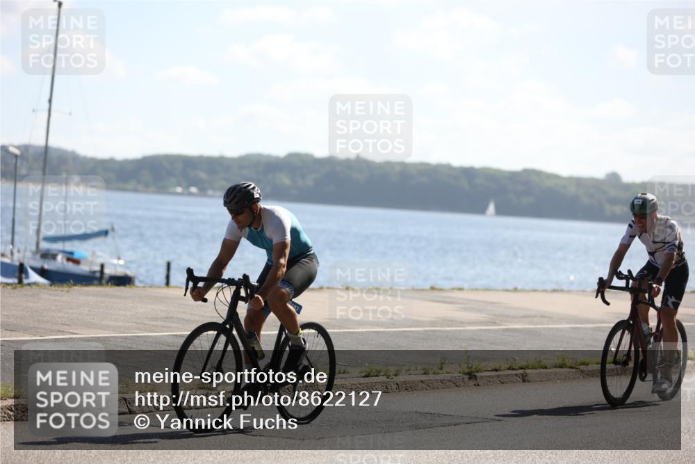 17.08.2025 - KN Förde Triathlon 2025 Yannick Fuchs http://msf.ph/oto/8622127 17.08.2025 11:06:24 Radfahren 297, 299 meine-sportfotos.de