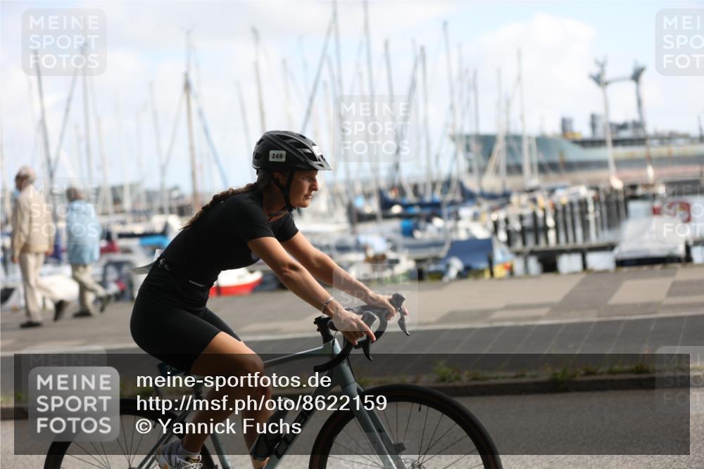 17.08.2025 - KN Förde Triathlon 2025 Yannick Fuchs http://msf.ph/oto/8622159 17.08.2025 09:46:38 Radfahren 101, 150, 246, 120, 225 meine-sportfotos.de